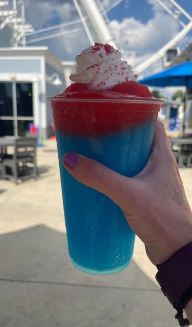a frozen treat at the PCB Wheel